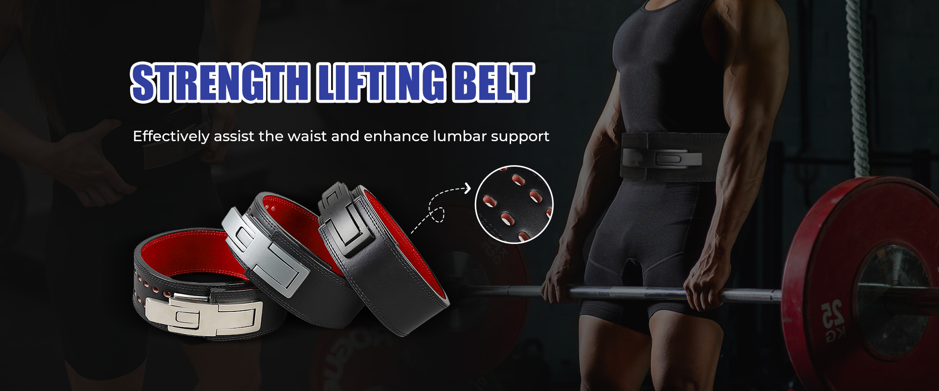 Weightlifting waist fitness abdominal training belt