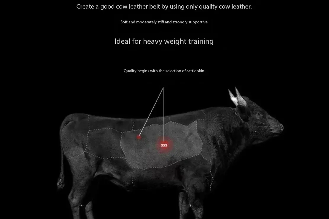 Cowhide Fitness Waist Belt The Outstanding Advantages of Cowhide Material